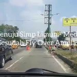Lajur Menuju Simpang Limun - Medan Kota sesudah Fly Over Amplas